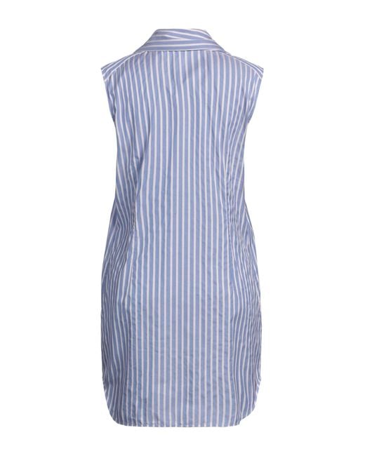 DSquared² Blue Mini Dress Cotton