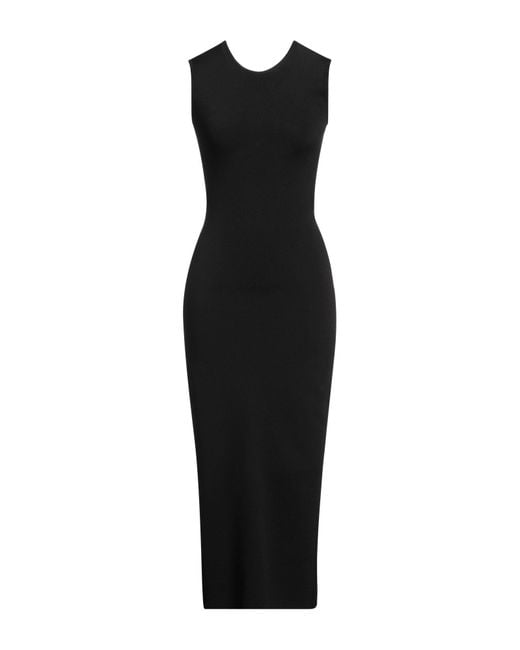 Fabiana Filippi Black Midi-Kleid