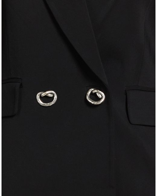 Pinko Black Blazer Viscose, Elastane