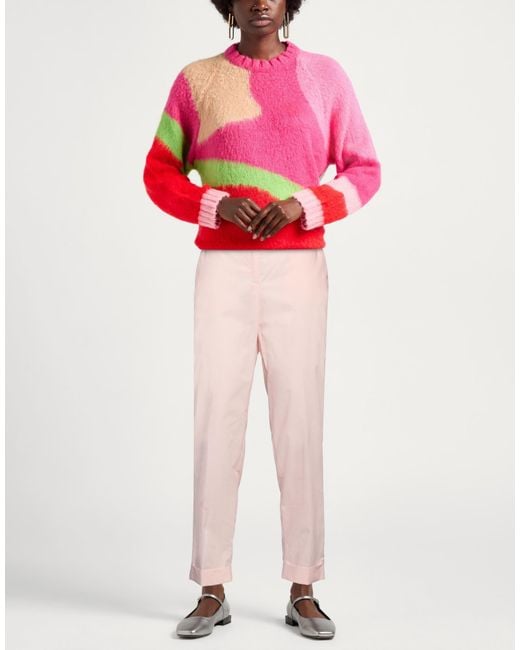 P.A.R.O.S.H. Pink P.A.R.O..H. Pants Cotton