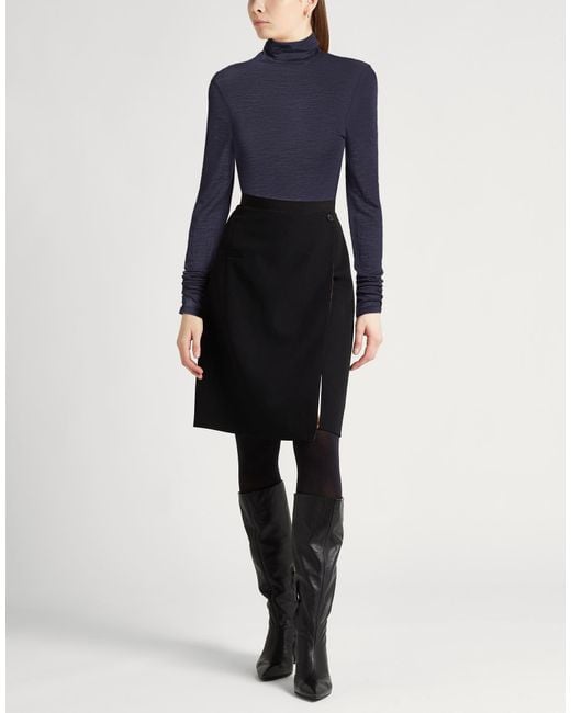 Semicouture Blue Turtleneck
