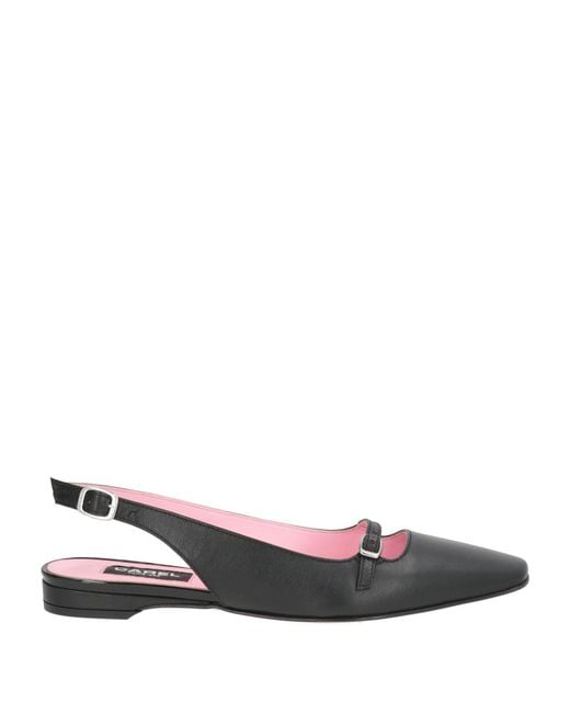 CAREL PARIS Black Ballet Flats Leather