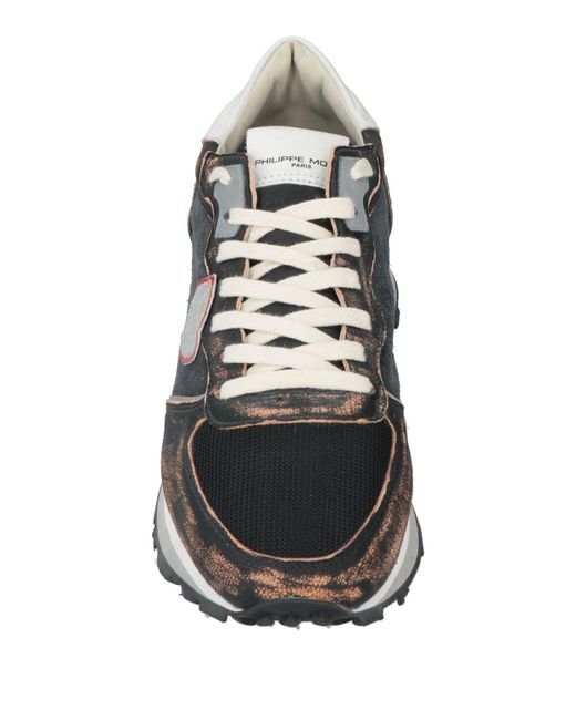 Philippe Model Black Trainers for men