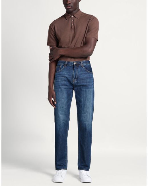 ARMANI EXCHANGE Blue Light Jeans Cotton for men