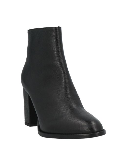 Anna F. Black Ankle Boots