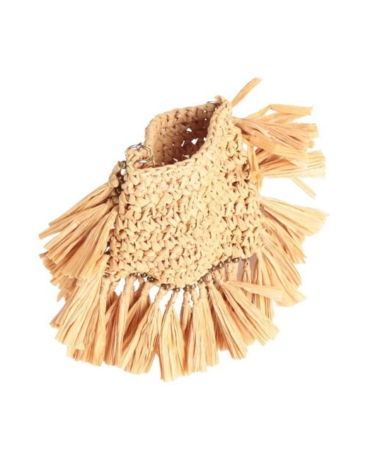 Liviana Conti Metallic Cross-Body Bag Textile Fibers