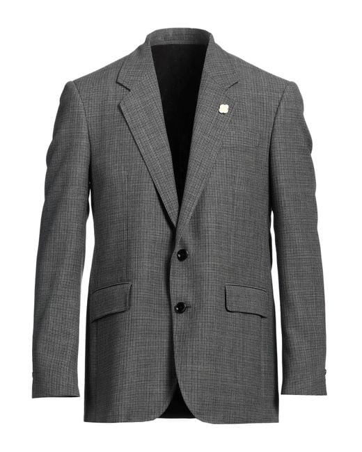 Lardini Black Blazer Wool for men