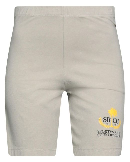 Sporty & Rich Gray Shorts & Bermuda Shorts