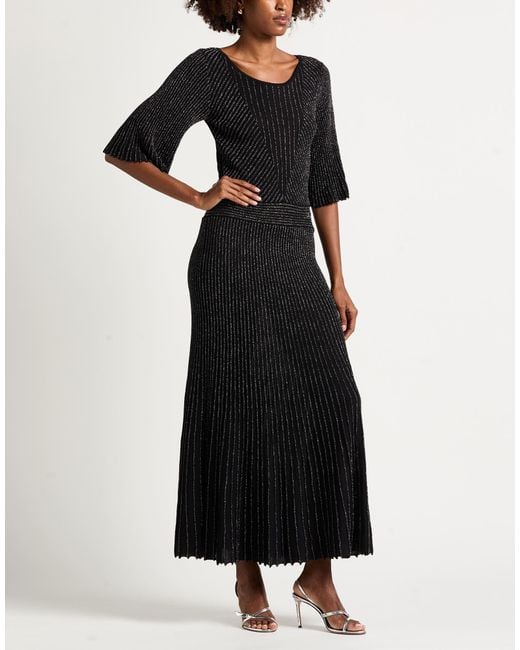 Karl Lagerfeld Black Maxi Dress