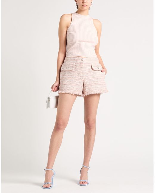 Versace Pink Shorts & Bermuda Shorts Cotton, Polyamide, Polyester