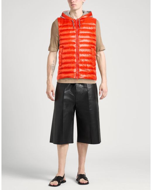 Herno Orange Vest Polyamide, Polyester, Cotton for men