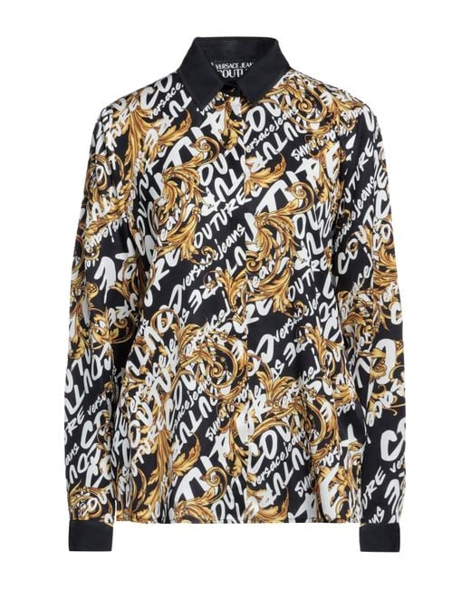 Versace Jeans Couture Gray Shirt Viscose