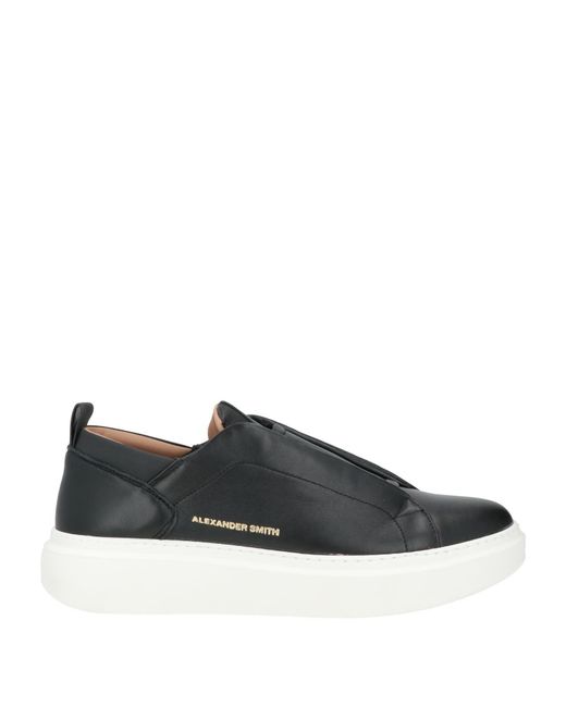 Alexander Smith Black Sneakers Leather for men