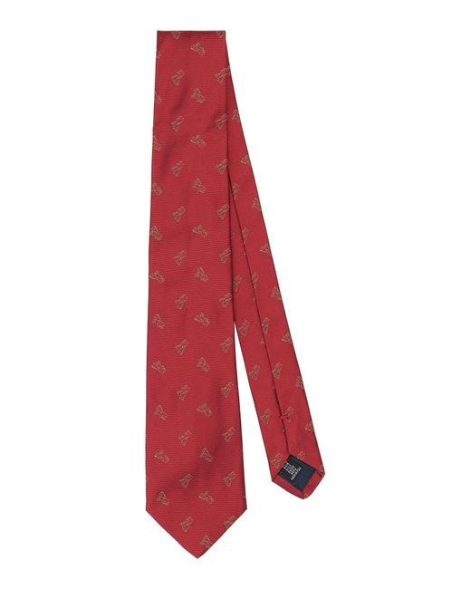 Fiorio Red Ties & Bow Ties for men