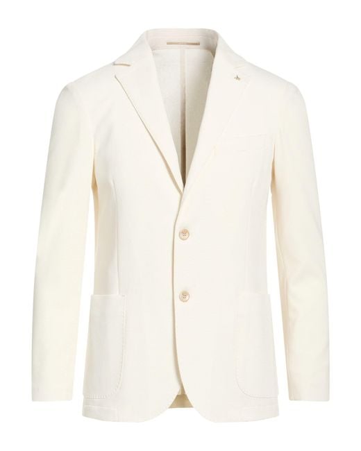 AT.P.CO White Blazer Polyester, Viscose, Elastane for men