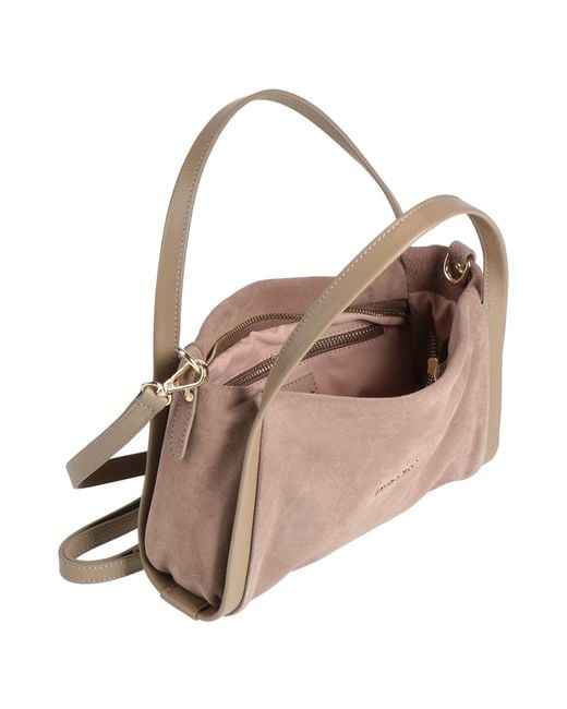 Marc Ellis Pink Sand Handbag Leather