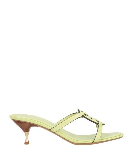 Tory Burch Metallic Sandals