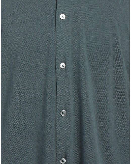 FILIPPO DE LAURENTIIS Blue Shirt for men