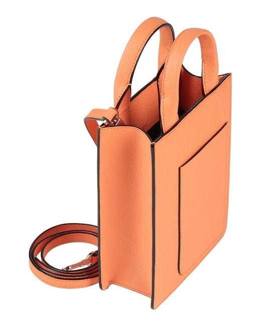 Borsa A Mano di Valextra in Orange