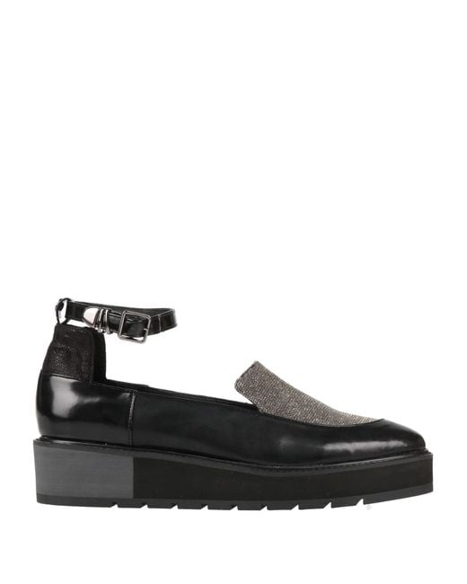 Apepazza Black Loafers Textile Fibers