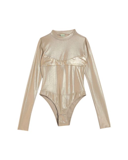 NOT AFTER TEN White Bodysuit Polyamide, Elastane