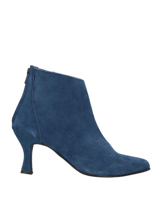 Divine Follie Blue Ankle Boots