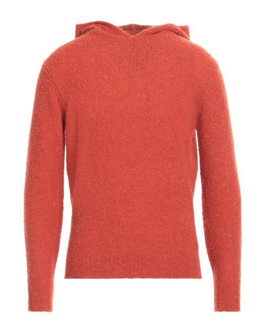 EYNESSE Red Rust Sweater Alpaca Wool, Merino Wool, Polyamide for men
