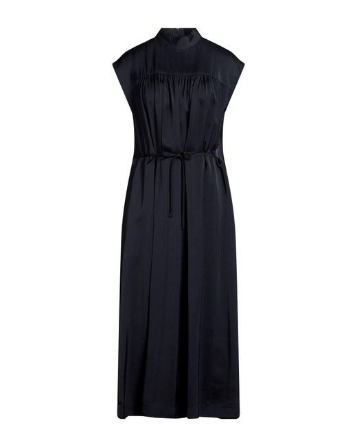 Fabiana Filippi Blue Midi Dress Viscose