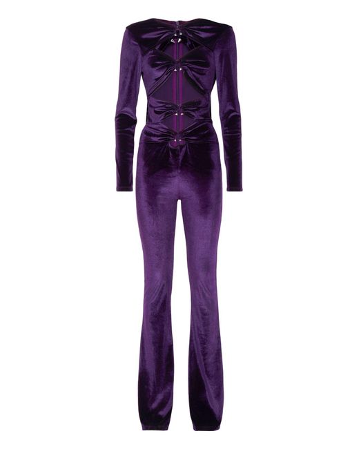 Philipp Plein Purple Jumpsuit