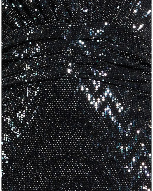 Ba&sh Black Mini Dress Polyamide, Elastane, Metallic Fiber