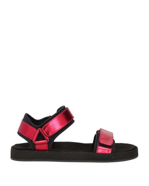 The Row Red Sandals