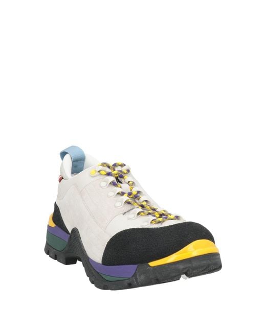Bally White Hike Ankle Boots Calfskin for men