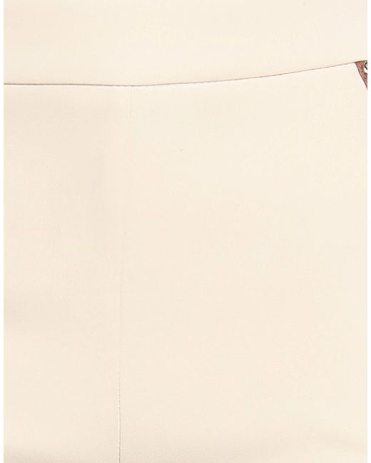 SIMONA CORSELLINI Natural Pants Polyester, Elastane