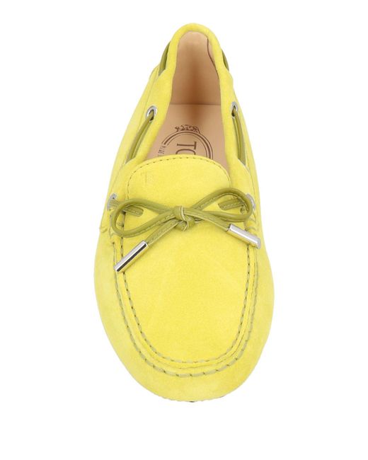 Tod's Yellow Loafers