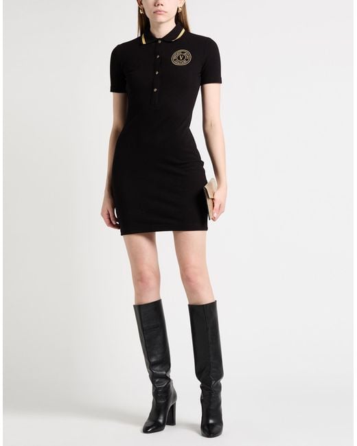 Versace Jeans Couture Black Mini-Kleid