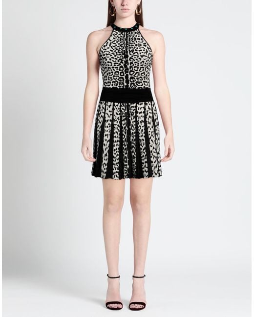 Roberto Cavalli Black Mini Dress