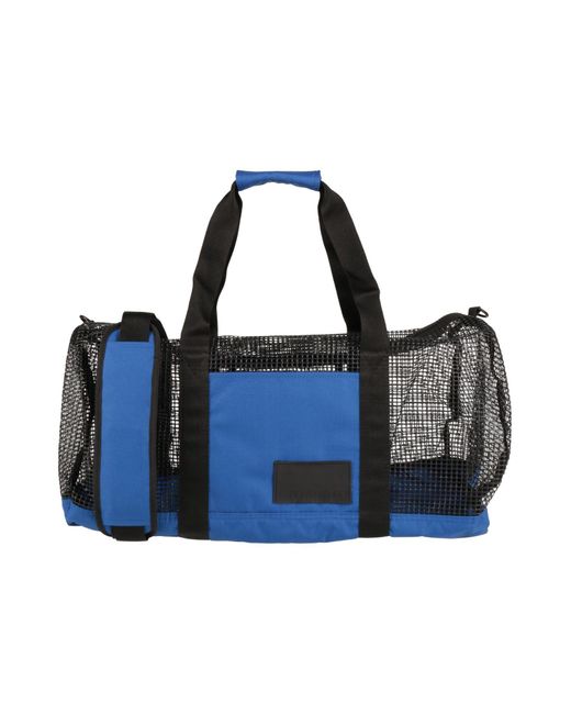 MSGM Blue Duffel Bags Pvc for men