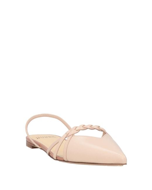 Francesco Russo Natural Ballet Flats