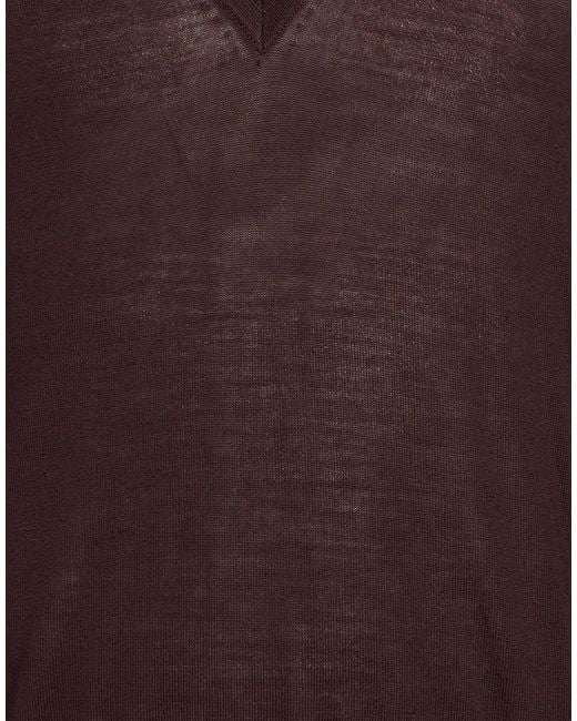 Grifoni Brown Sweater Virgin Wool for men