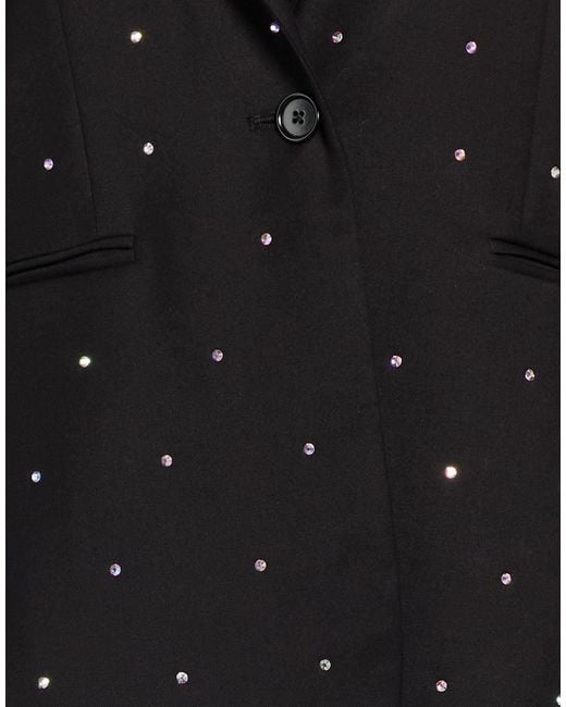 Manuel Ritz Black Blazer Polyester, Viscose, Elastane