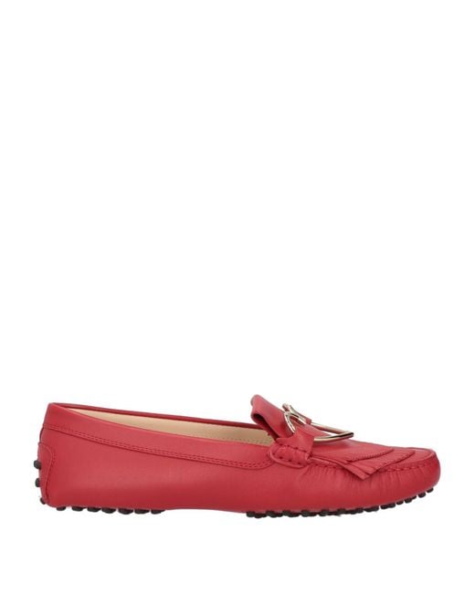 Tod's Red Loafer