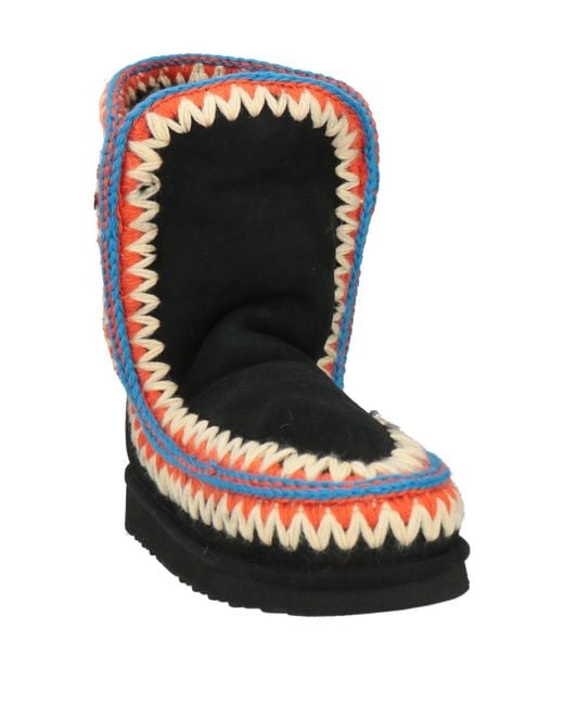 Mou Black Ankle Boots