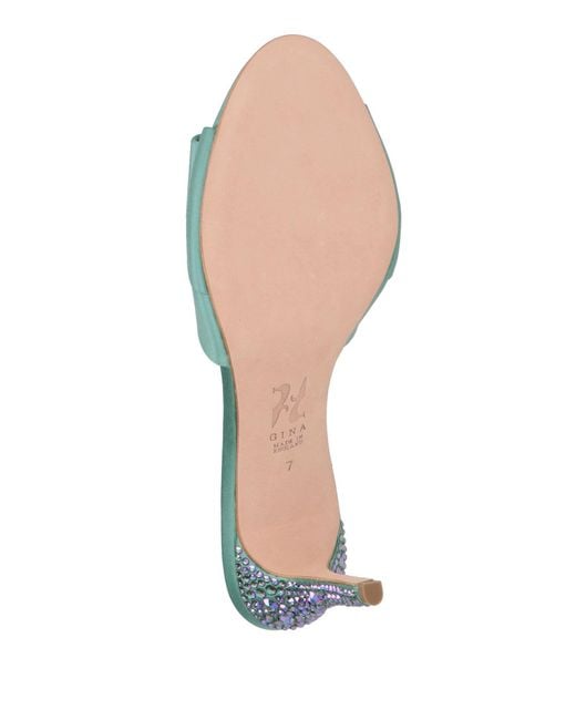 Gina Green Sandals