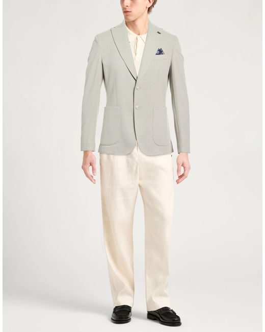 Bob White Light Blazer Polyester, Viscose for men