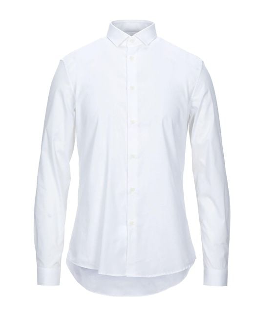 versace white button down shirt