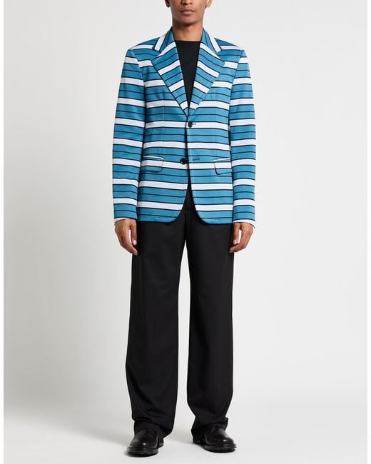 Marni Blue Blazer Polyamide, Elastane for men