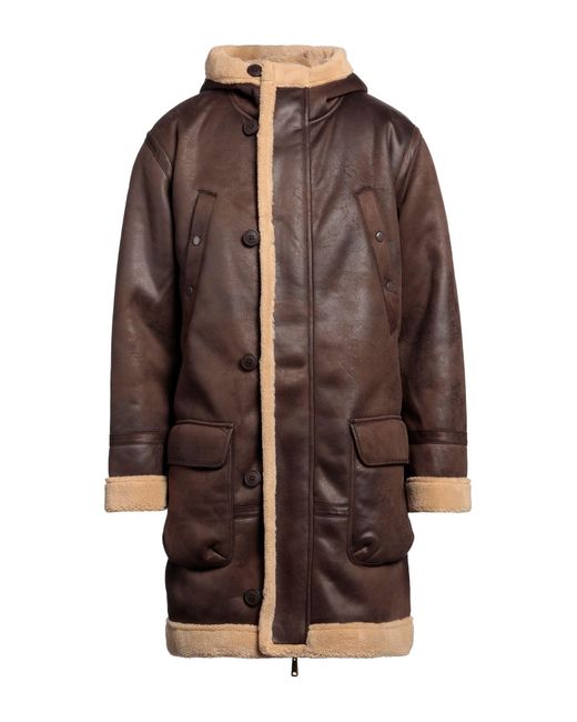 Alpha Industries Brown Coat for men