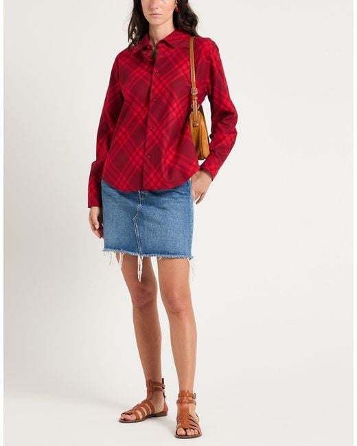 Burberry Red Shirt