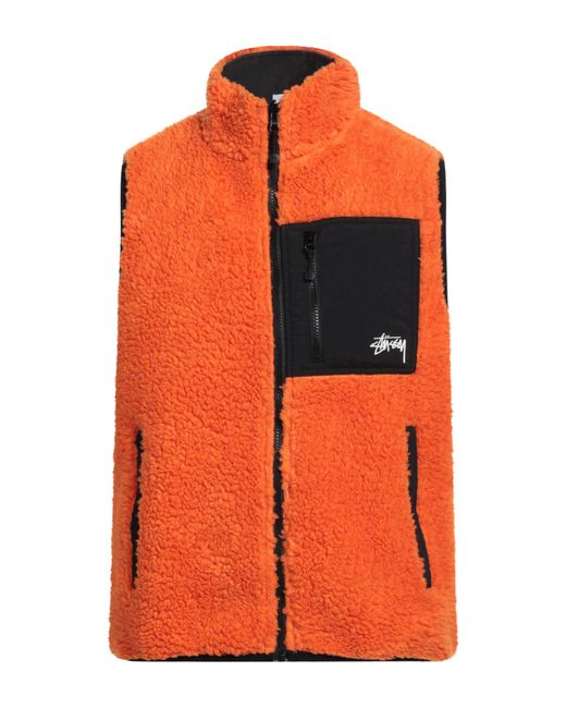 Stussy Orange Shearling & Teddy for men