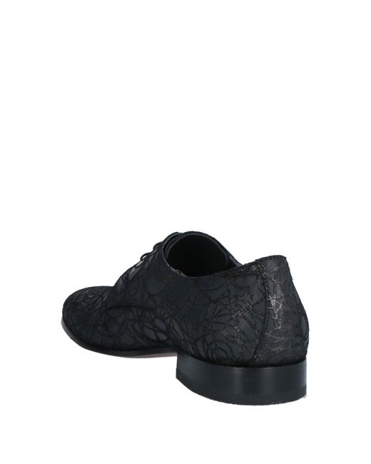 Giovanni Conti Black Lace-up Shoes for men